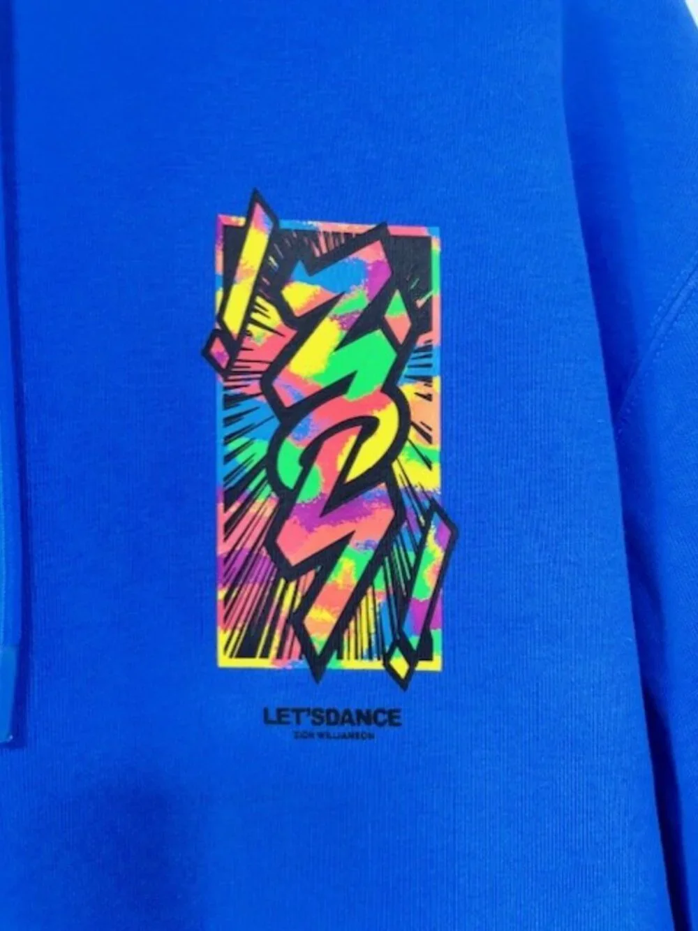 Nike Air Jordan Dri-FIT Zion Williamson Let’s Dance Graphic Hoodie Blue Men’s M